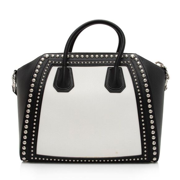 Givenchy Calfskin Bi Color Studded Antigona Medium Satchel - Picture 3 of 16